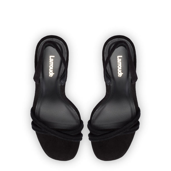 Annie Sandal In Black Suede