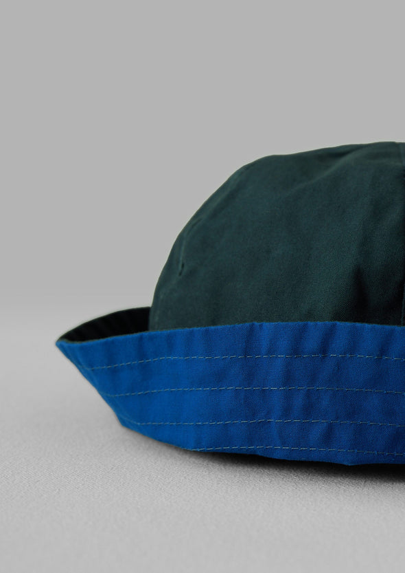 Studio Kettle Dry Waxed Cotton Deck Hat | Navy/French Blue