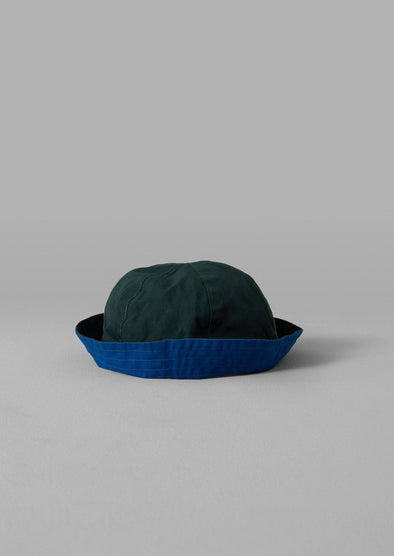 Studio Kettle Dry Waxed Cotton Deck Hat | Navy/French Blue