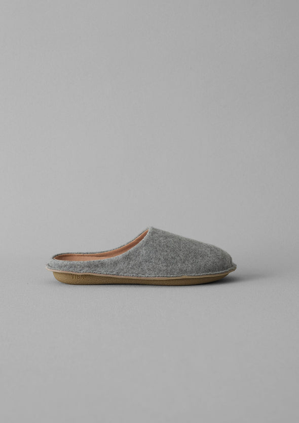 Vibae Roma Felt Slippers | Grey