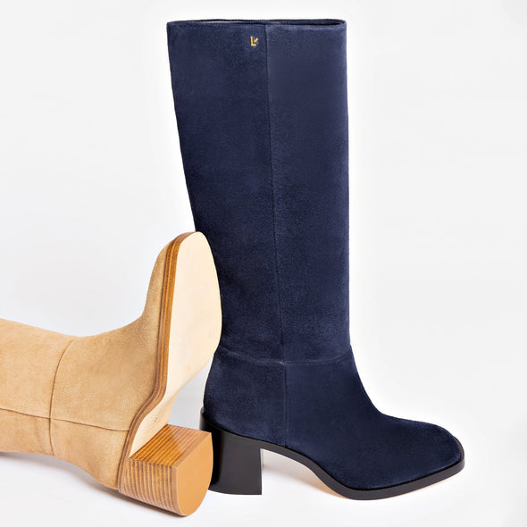 Ricky Boot In Dress Blue Suede