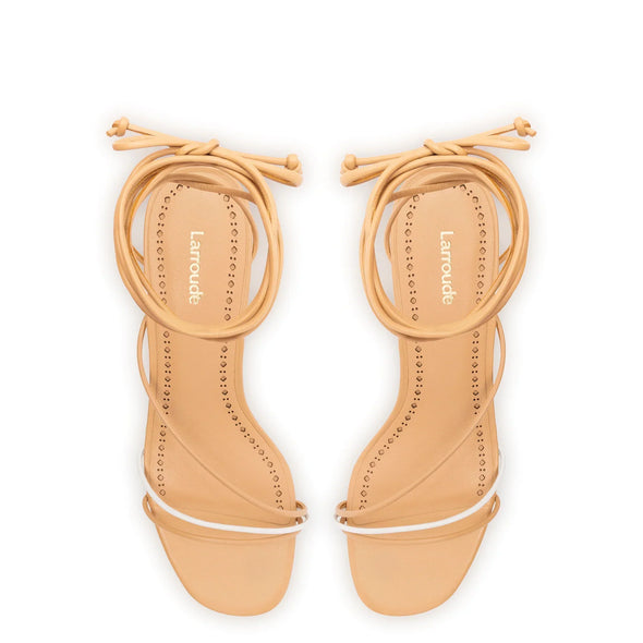 Sara Sandal In Tan Leather