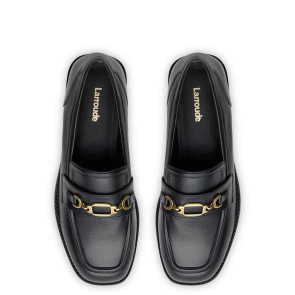 Patricia Loafer In Black Leather