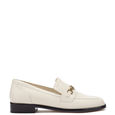 Patricia Loafer In Ivory Leather