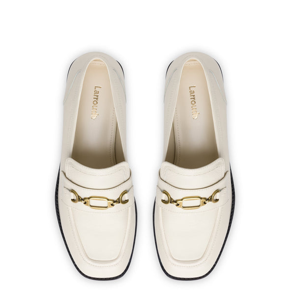 Patricia Loafer In Ivory Leather