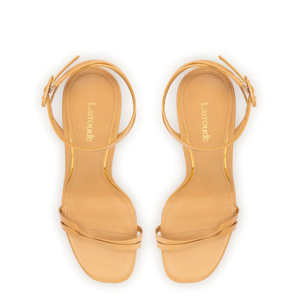 Vesper Sandal In Tan Leather