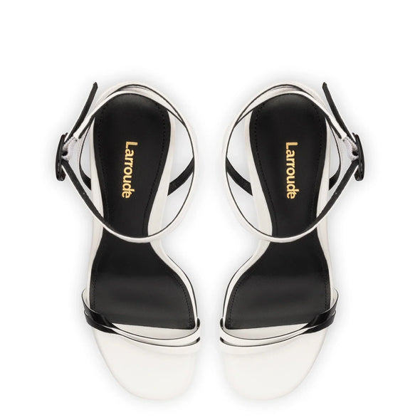 Vesper Sandal In White Leather