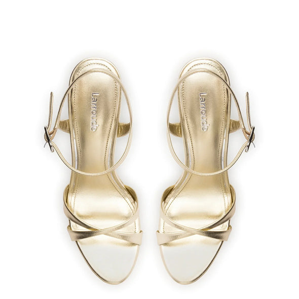 Angelina Sandal In Gold Metallic Leather