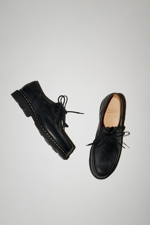 Paraboot Michael Shoe in Lisse Noir